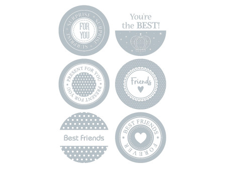 HERMA Sticker cadeau HOME 'Friends'