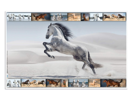 HERMA Sous-main 'Chevaux', (L)550 x (H)350 mm