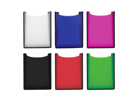 HERMA Boîte scolaire 'Flexi', bleu foncé translucide