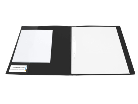 HERMA Chemise à lamelle, PP, A4, noir translucide