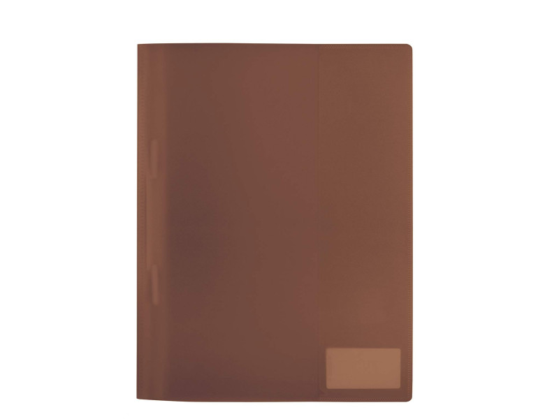HERMA Chemise à lamelle, PP, A4, brun translucide