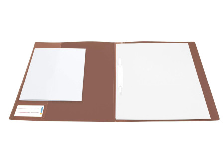 HERMA Chemise à lamelle, PP, A4, brun translucide