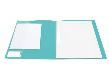 HERMA Chemise à lamelle, PP, A4, turquoise translucide