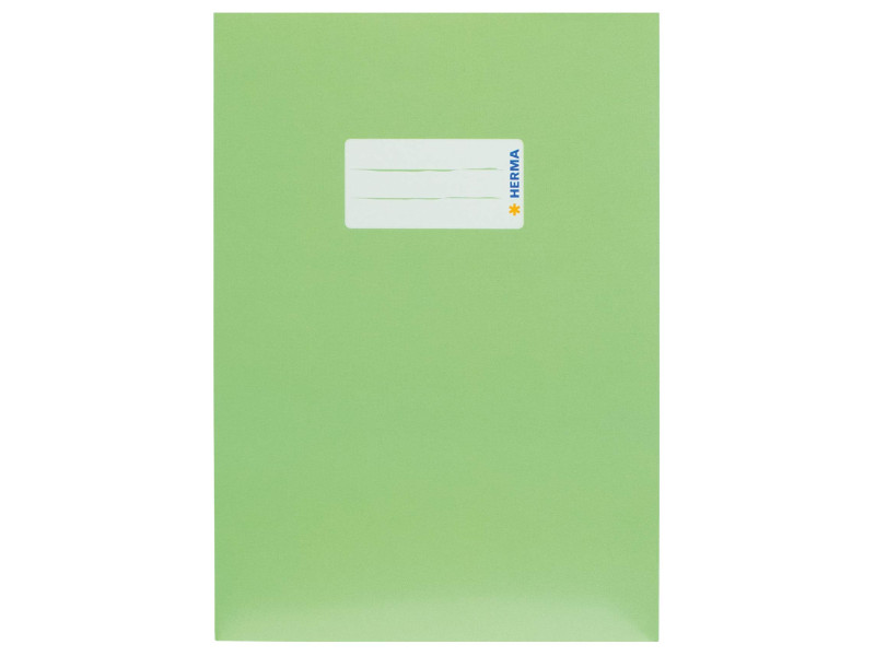 HERMA Protège-cahier, en carton, A5, vert prairie
