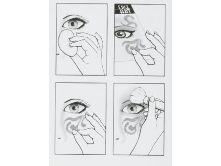 HERMA Face Art Sticker visage 'Papillon'