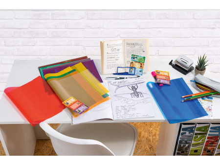 HERMA Protège-cahier, format A6, en PP, transparent incolore