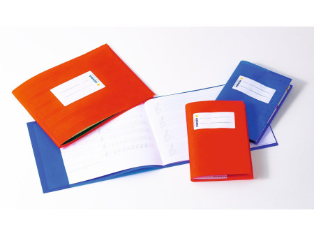 HERMA Protège-cahier, A5 paysage, en PP, rouge opaque