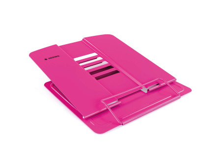 HERMA Pupitre de lecture XL, en métal, rose