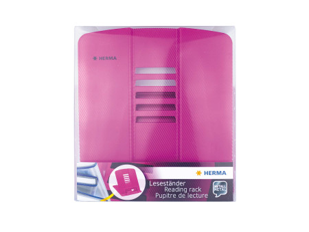 HERMA Pupitre de lecture XL, en métal, rose