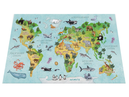 HERMA Sous-main 'Carte du monde', (L)550 x (H)350 mm