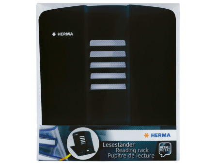 HERMA Pupitre de lecture XL, en métal, noir