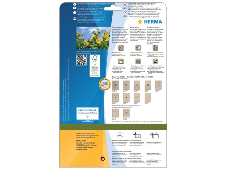 HERMA Étiquette pour dos de classeur, papier silphie