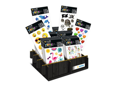 HERMA Tatouage CLASSIC Nouveautés 2023, présentoir