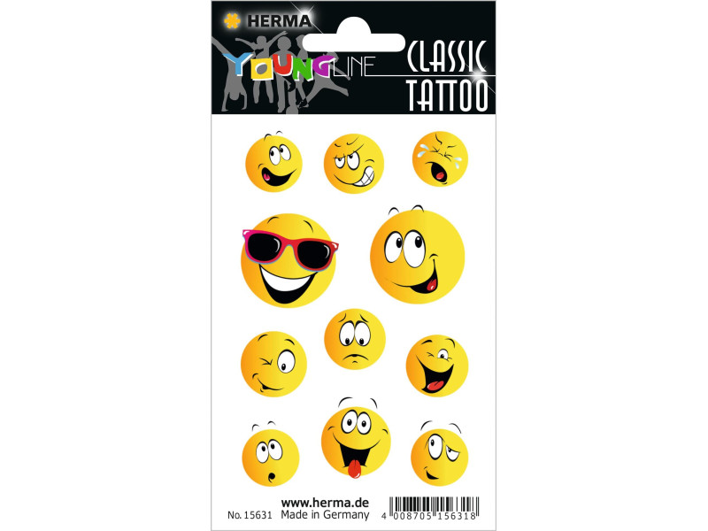 HERMA Tatouage CLASSIC 'Happy Face'