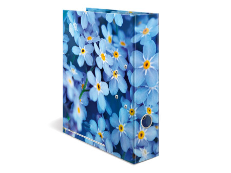 HERMA Classeur à motifs fleurs 'Blue Flowers', A4