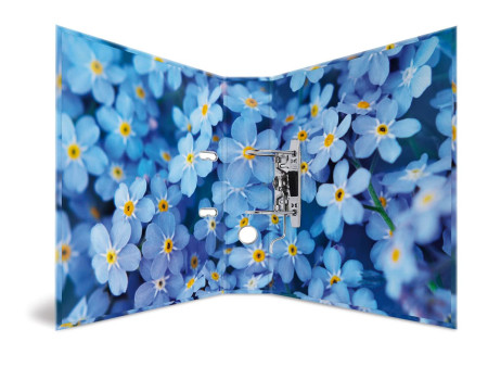 HERMA Classeur à motifs fleurs 'Blue Flowers', A4