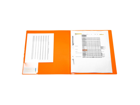 HERMA Chemise à lamelle, en PP, A4, orange fluo