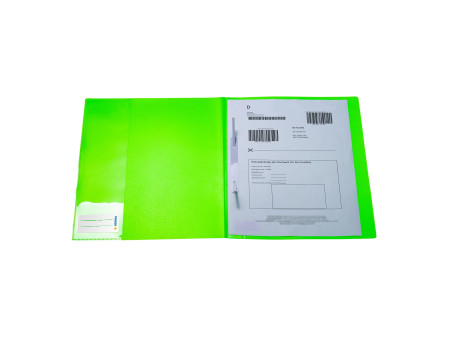 HERMA Chemise à lamelle, en PP, A4, vert fluo