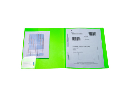 HERMA Chemise à lamelle, en PP, A4, vert fluo