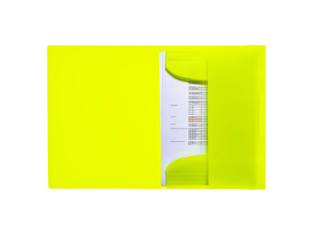 HERMA Chemise à élastiques, en PP, A4, jaune fluo