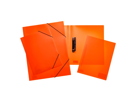 HERMA Chemise à élastiques, en PP, A4, orange fluo