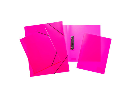 HERMA Chemise à élastiques, en PP, A4, rose fluo