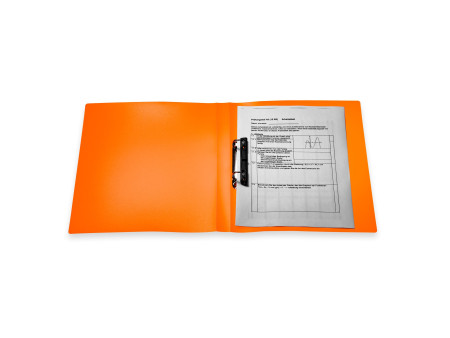 HERMA Classeur à anneaux, A4, 2 anneaux, orange fluo