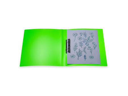 HERMA Classeur à anneaux, A4, 2 anneaux, vert fluo