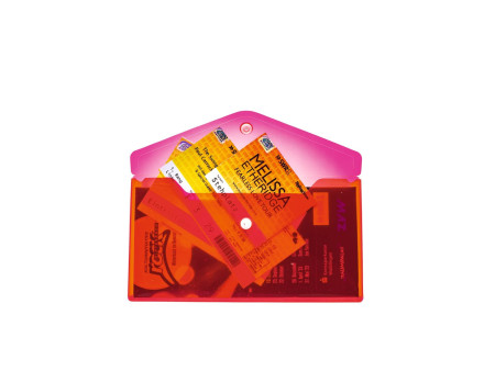 HERMA Pochette à documents, PP, format long, rouge