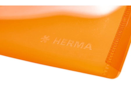 HERMA Pochette à documents, PP, format long, orange