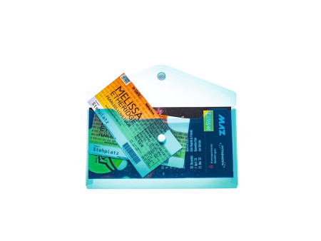 HERMA Pochette à documents, PP, format long, bleu clair