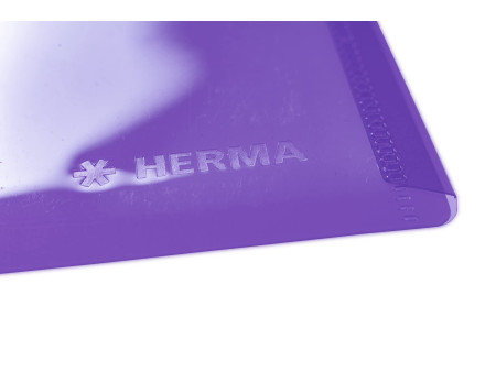 HERMA Pochette à documents, PP, A5, violet