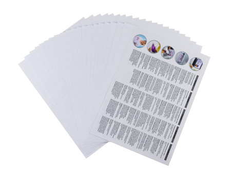 HERMA Feuille de transfert pour T-shirt, A4, textiles clairs