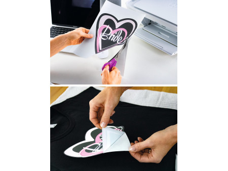 HERMA Feuille de transfert pour T-shirt, A4, textiles foncés
