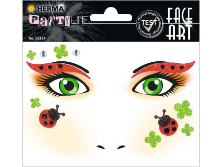 HERMA Face Art Sticker visage 'Coccinelle'