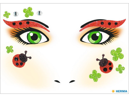 HERMA Face Art Sticker visage 'Coccinelle'