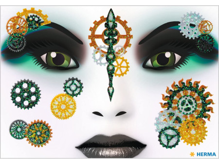 HERMA Face Art Sticker visage 'Steam Punk Marie'