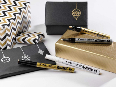 PILOT Marqueur permanent SUPER COLOR Gold, moyen, or