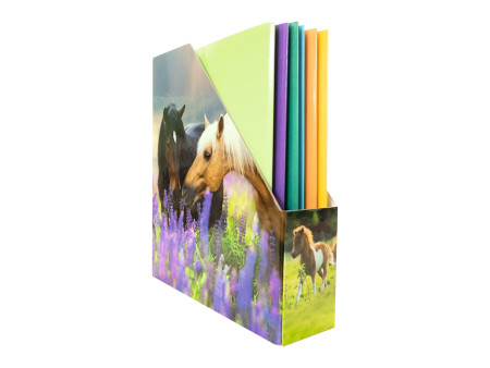 HERMA Porte-revue 'Pré à chevaux', A4, carton, (L)85 mm