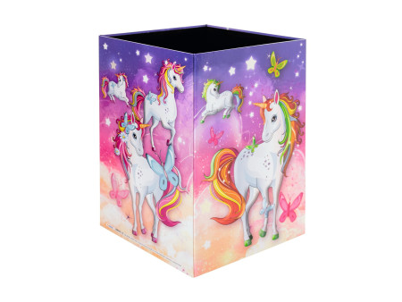 HERMA Corbeille à papier 'Licorne', carton