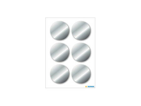 HERMA Sticker de Noël, rectangulaire, 26 x 54 mm, argent