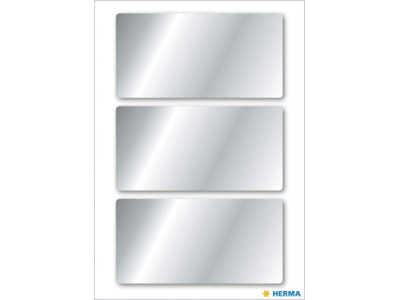HERMA Sticker de Noël, rectangulaire, 34 x 67 mm, argent