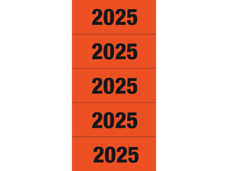 HERMA Étiquette pour classeur '2025', 60 x 26 mm, imprimé