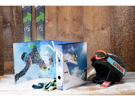 HERMA Classeur à motif 'Sport' Sports d'hiver, A4