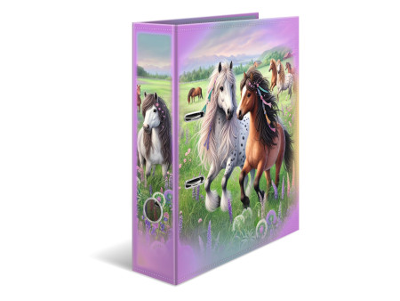 HERMA Classeur à motif 'Le monde des chevaux', A4