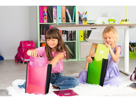 HERMA Chemise de rangement 'Flexi', en PP, A4, présentoir
