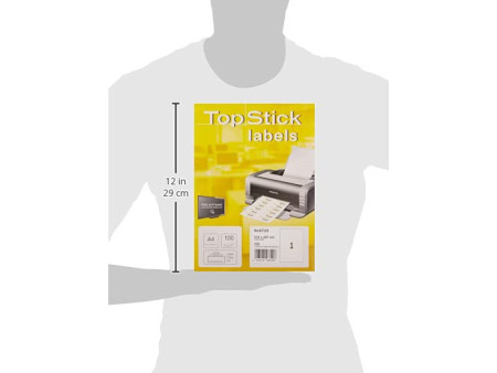 TOP STICK Etiquette universelle, 210 x 297 mm, blanc