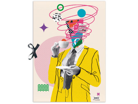 RNK Verlag Pochette de rangement à dessins 'Pop art'