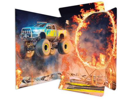 RNK Verlag Pochette à dessins 'Monster Truck', A3