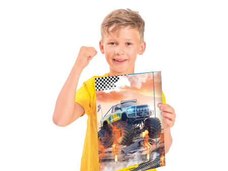 RNK Verlag Pochette à dessins 'Monster Truck', A3